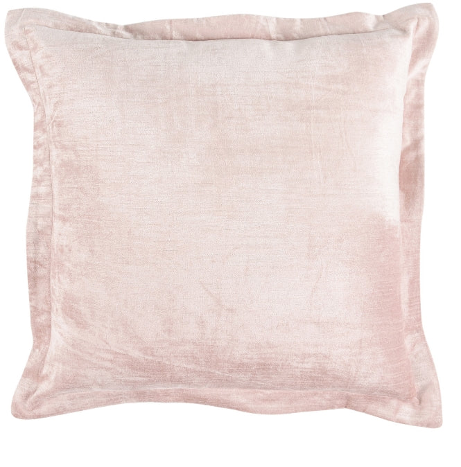 Pink velvet pillow