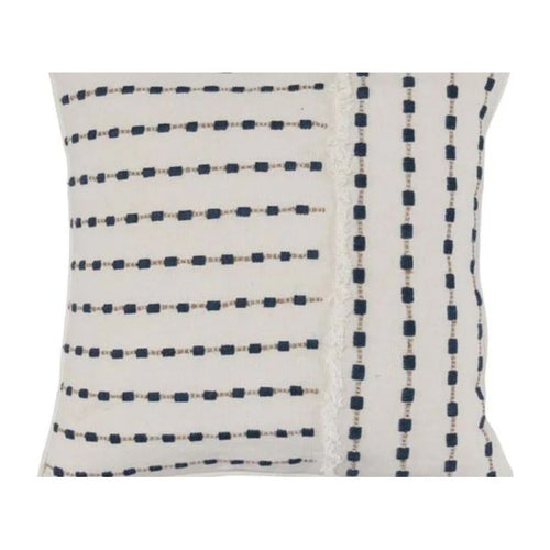 Ivory Navy Pillow