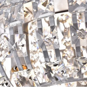 16.5-in Silver Metal Ceiling Light Mount