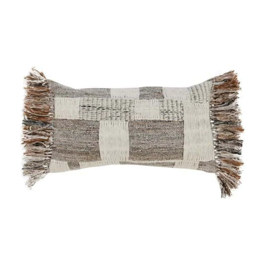 Patchwork Ivory Natural Pillow