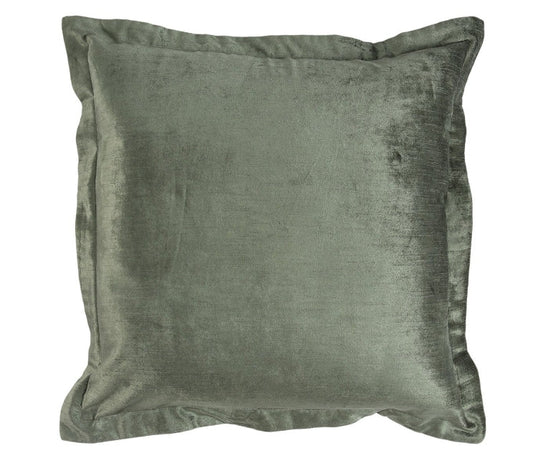 Dark green velvet pillow