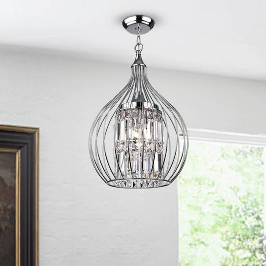 3-Light Foyer Semi Flush Mount