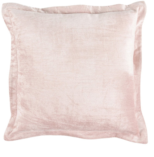 Pink velvet pillow