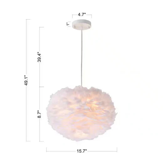 1-Light Shaded Pendant Light